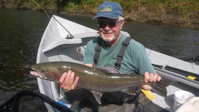 Trophy Steelhead at the Indian Creek Lodge!