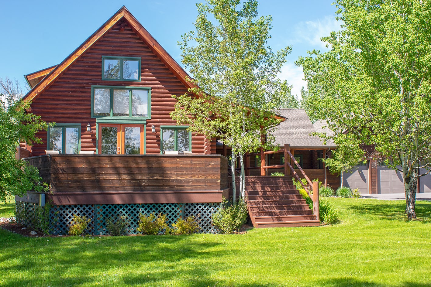 Gallatin River Log Home Bozeman, Montana