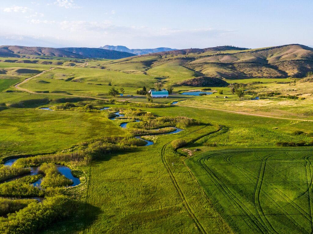 Live Water running through a Montana Ranch for Sale