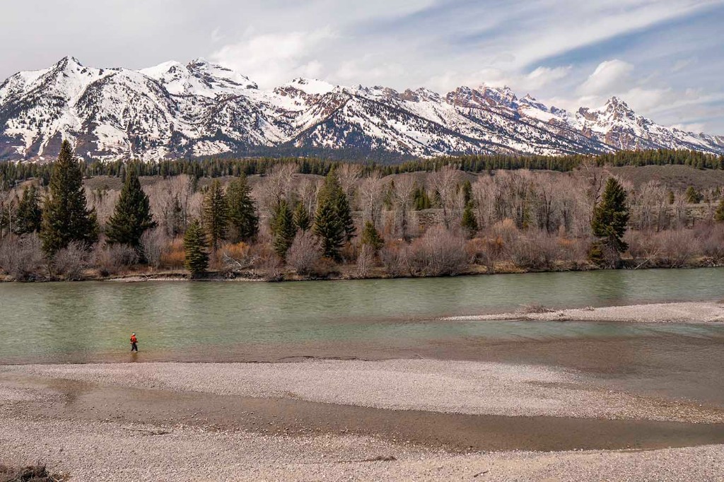 Gros Ventre and Teton Mountain Ranges in Wyoming