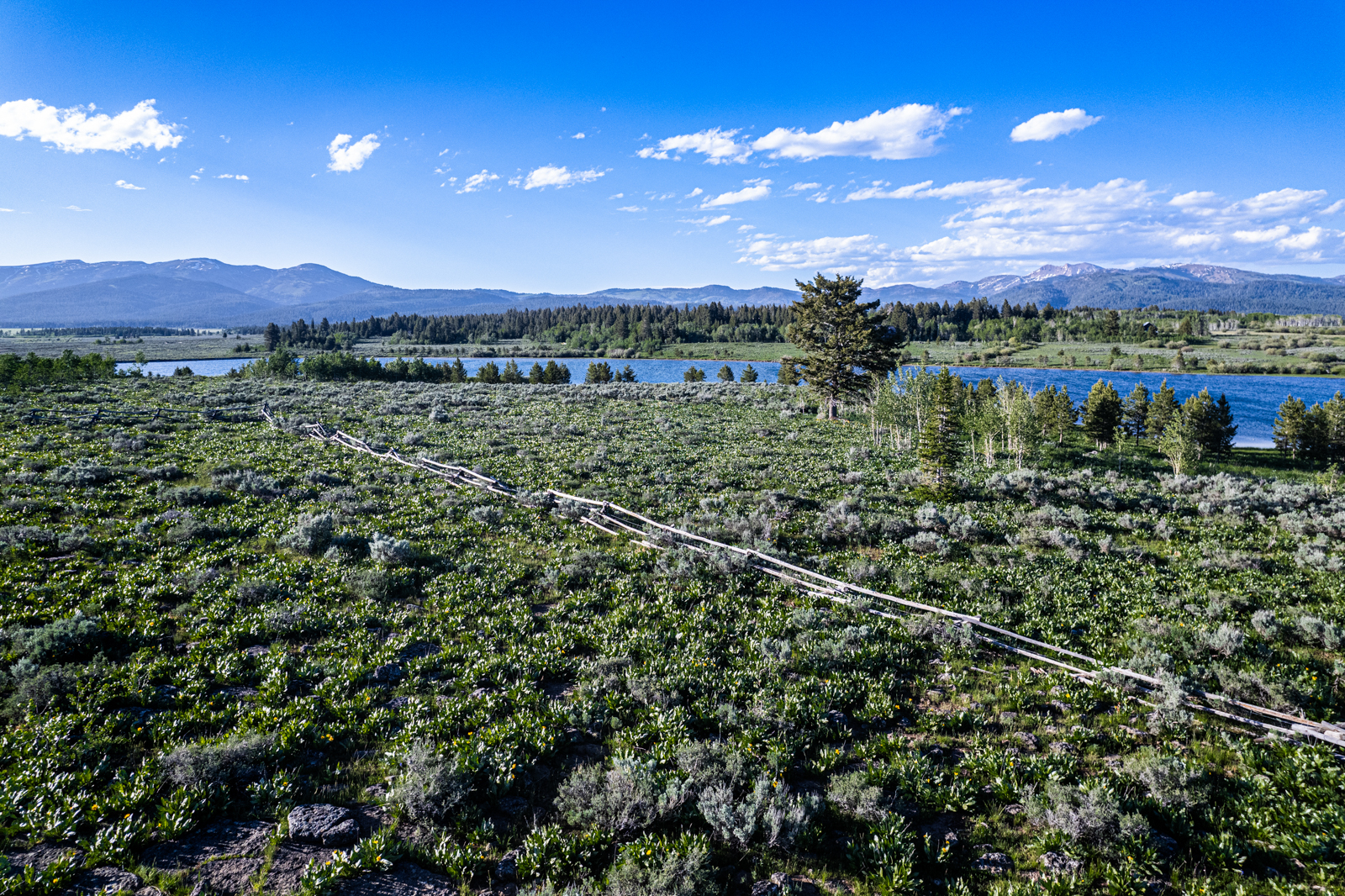 Idaho land for sale with mountains and rivers