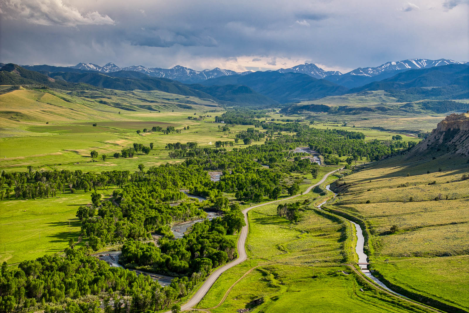 Antlers Ranch landscape aerial
