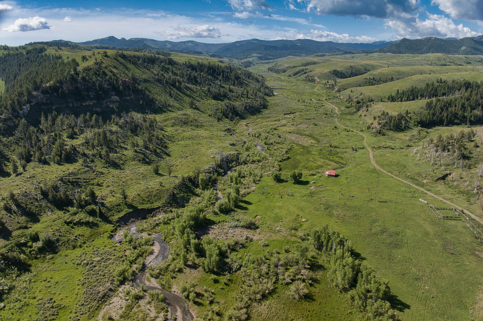 Antlers ranch aerial view