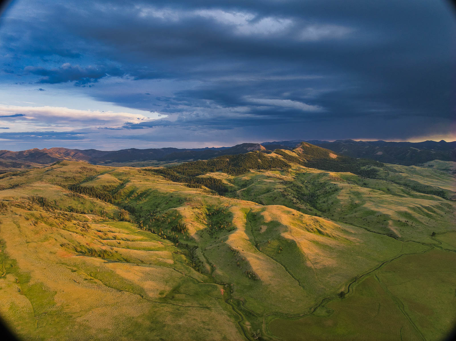 Wyoming ranch for sale with rolling hills