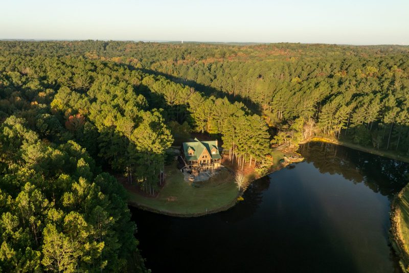 Buckelew Farm aerial shot