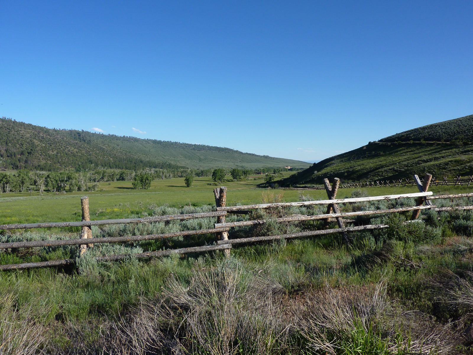 Crystal Ranch wooden fence