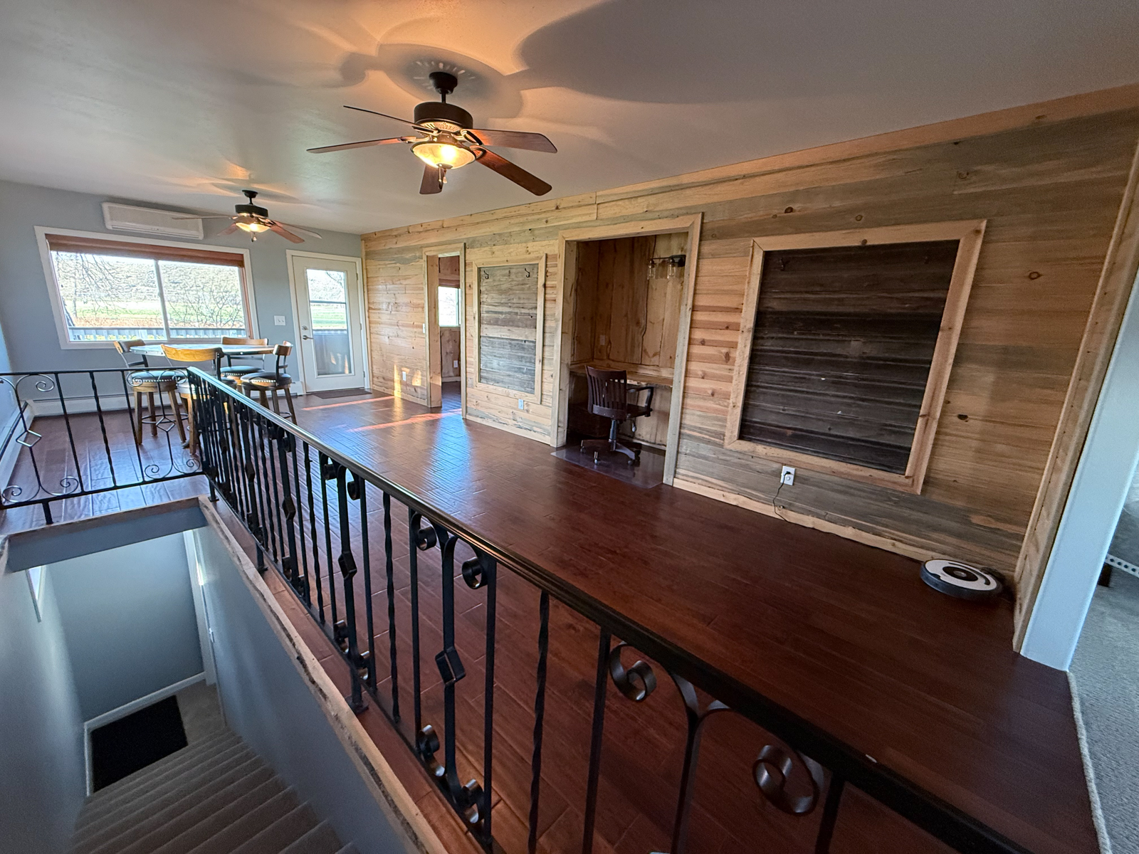 open area with study nook