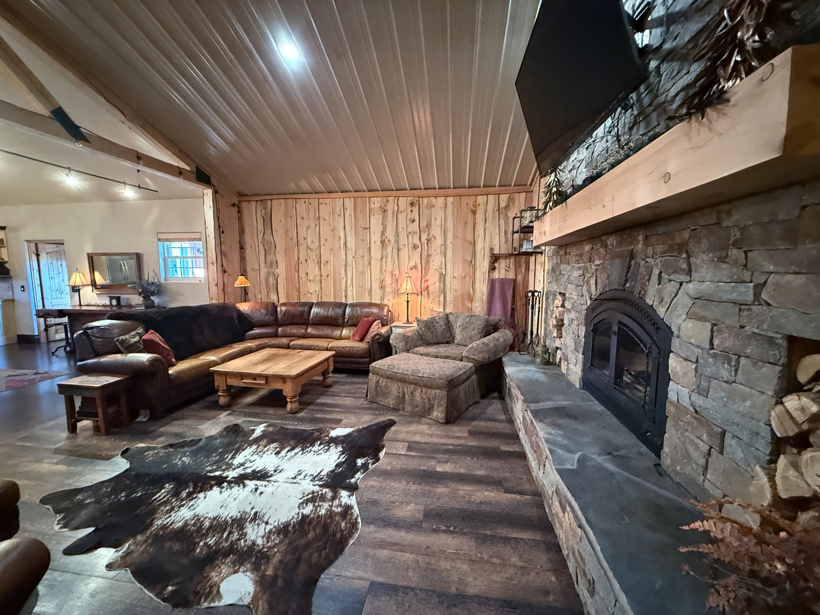 living room fireplace