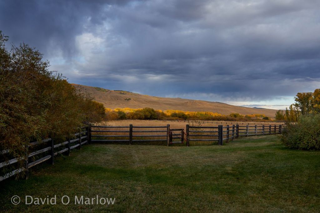 fenced pasture on ranch in Colorado for sale