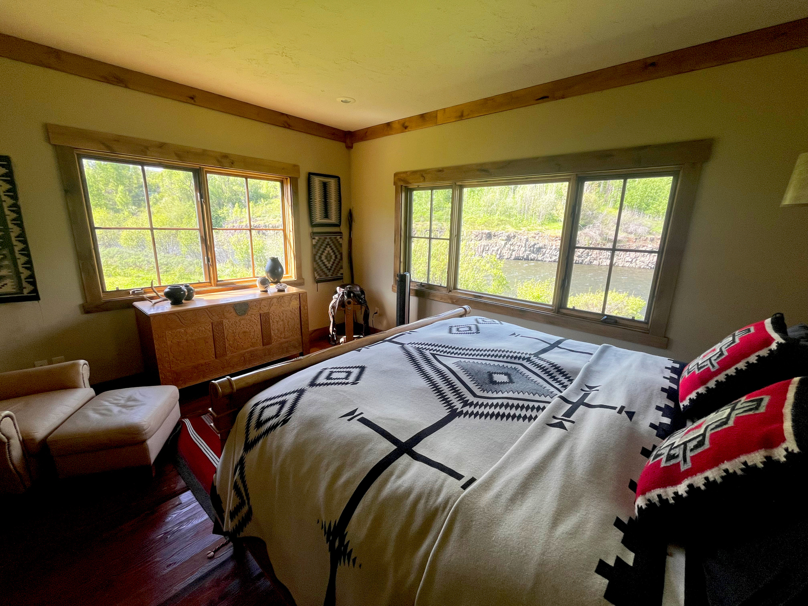 bedroom in the main house