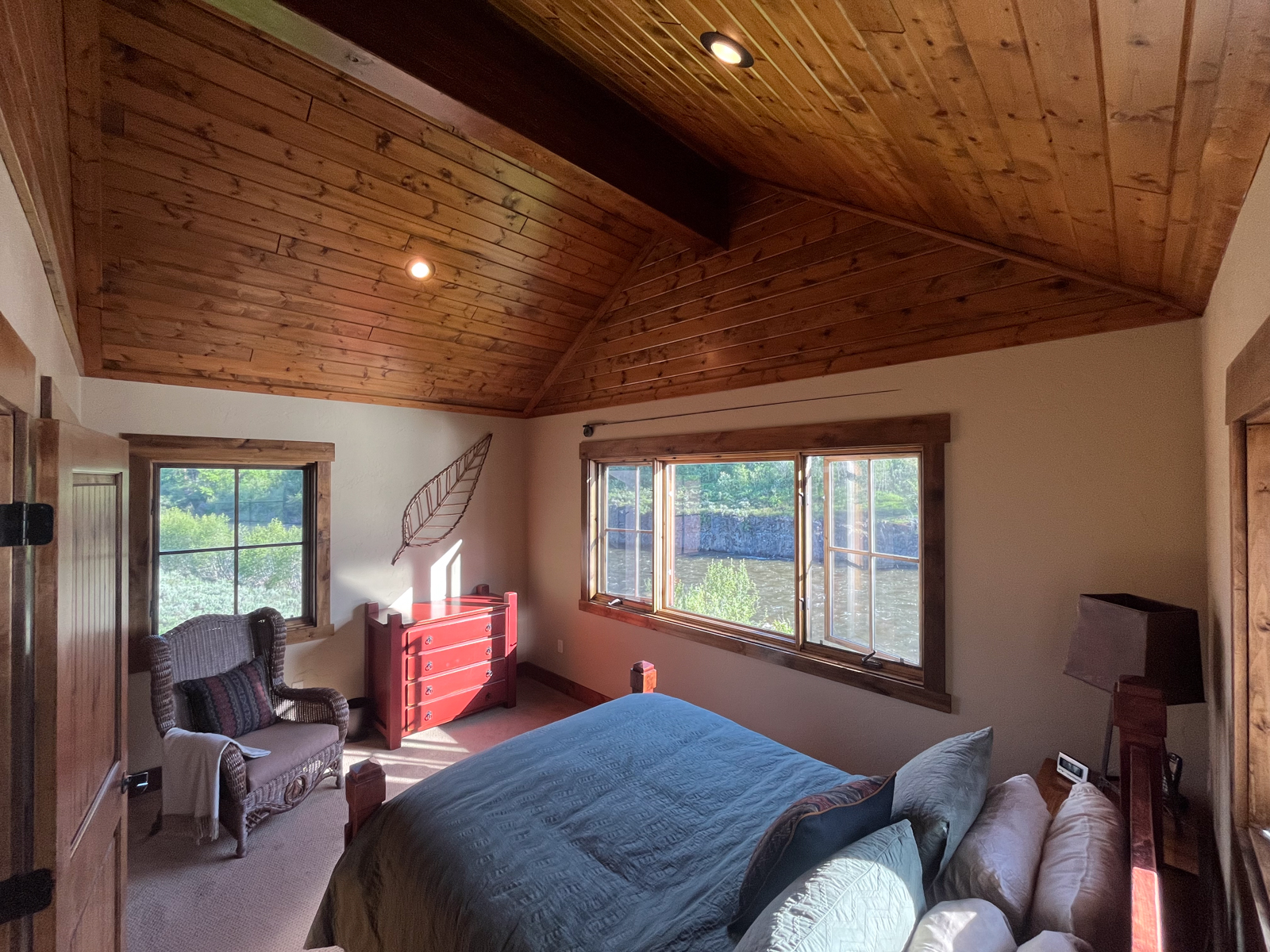 bedroom in the main house