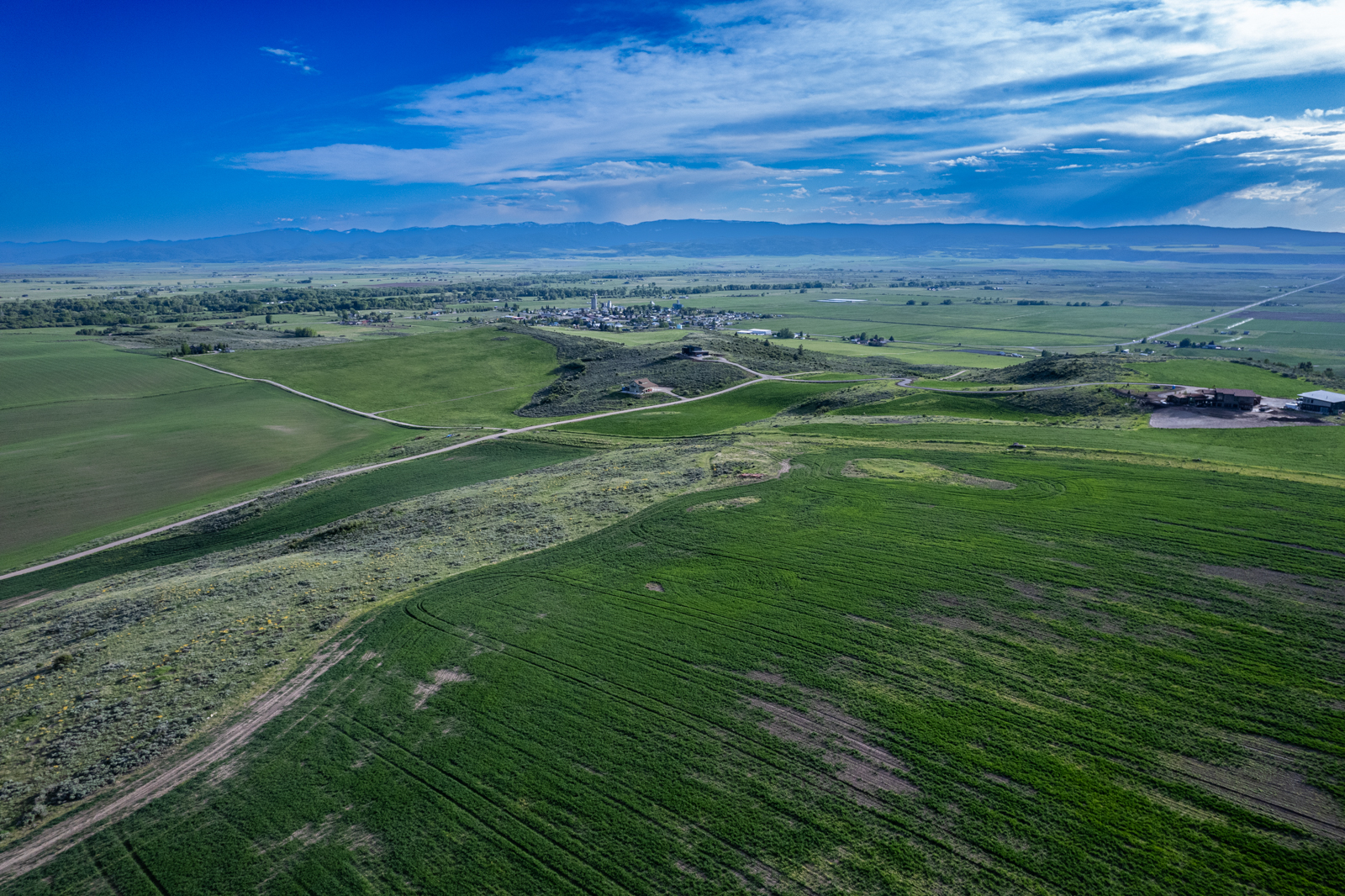 aerial view of property