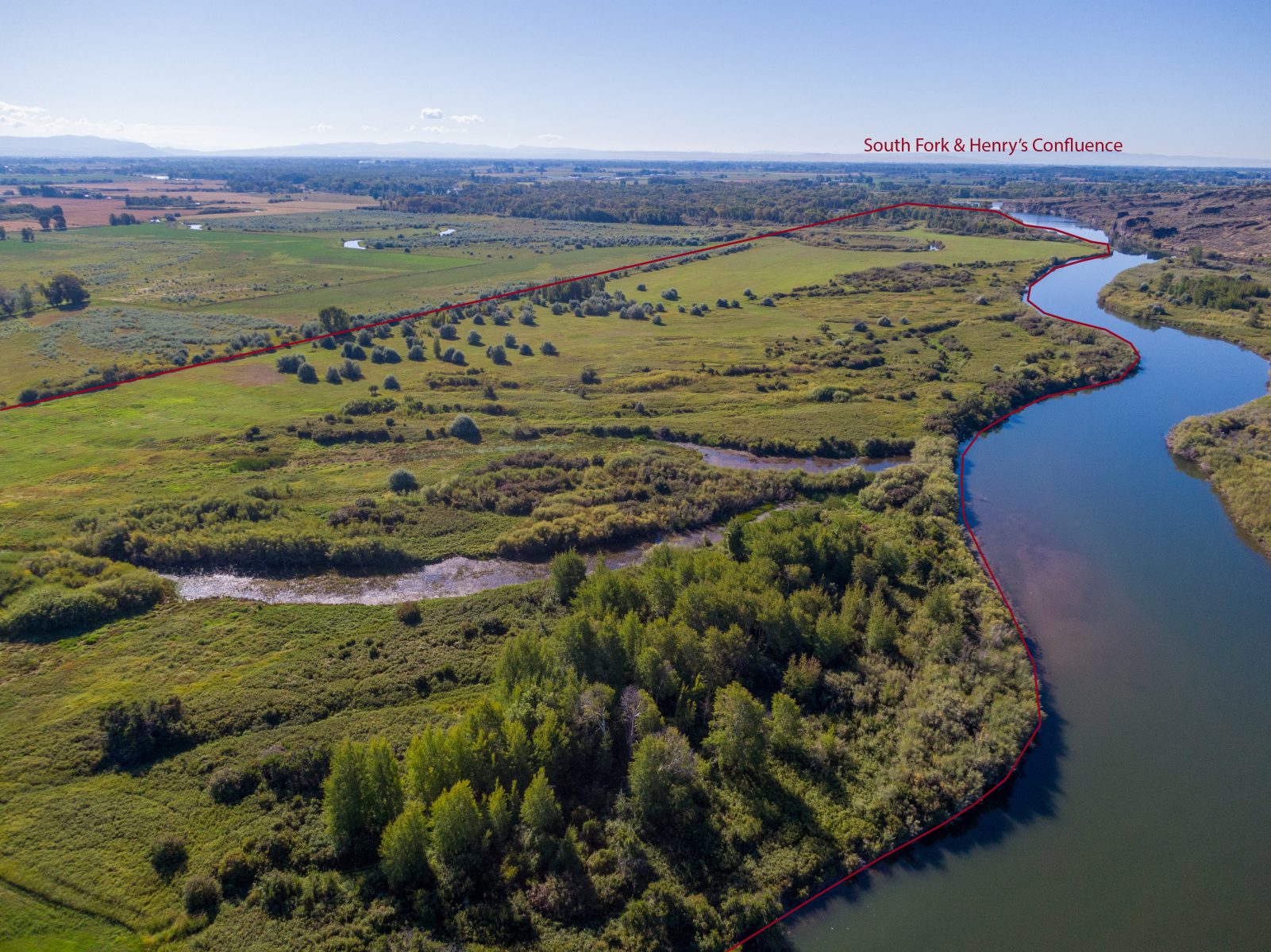 river on land in idaho for sale