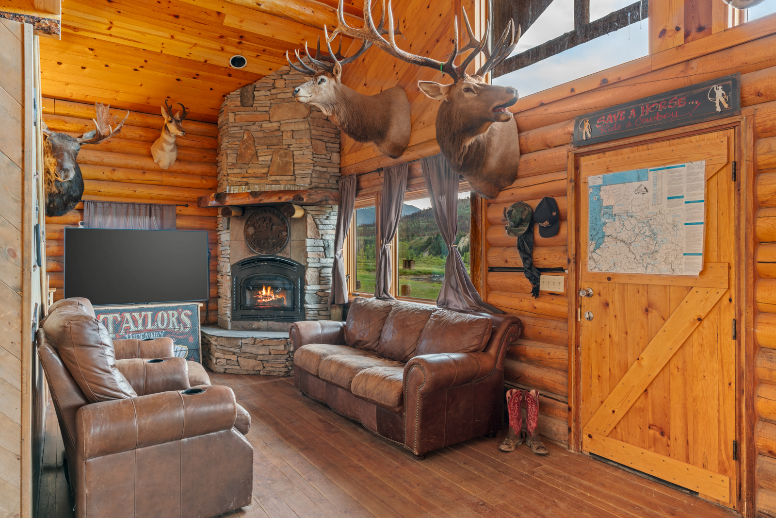 cabin living area