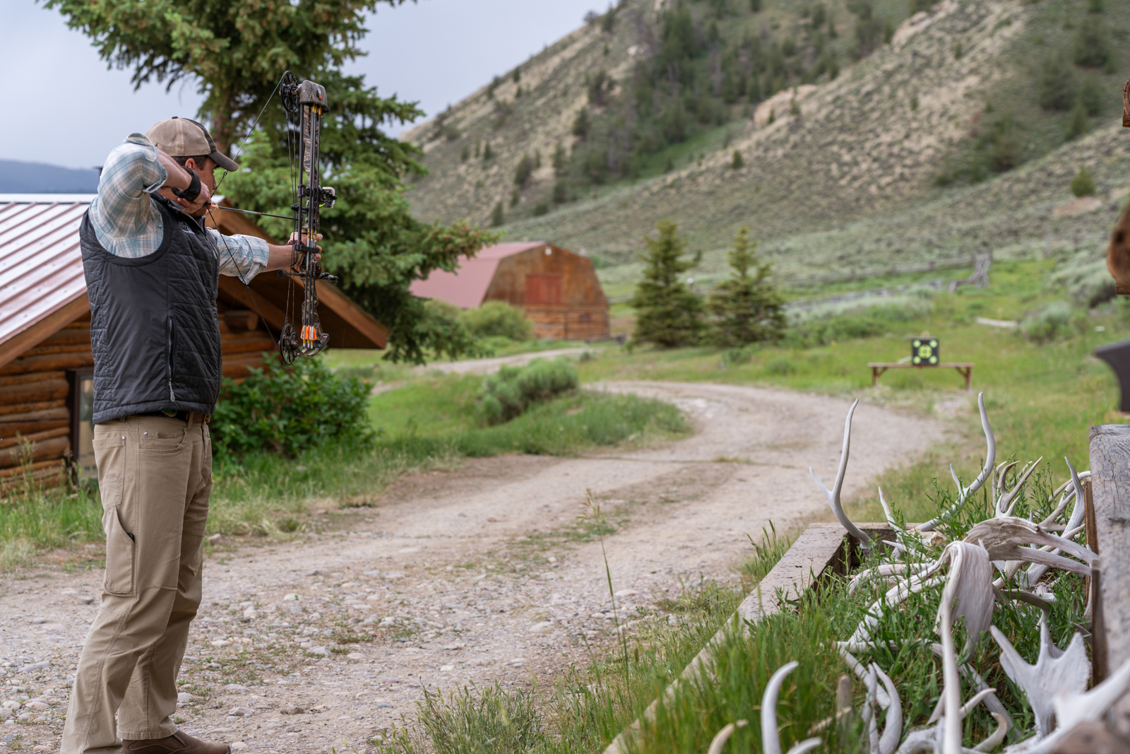 archery on wyoming fly fishing ranch