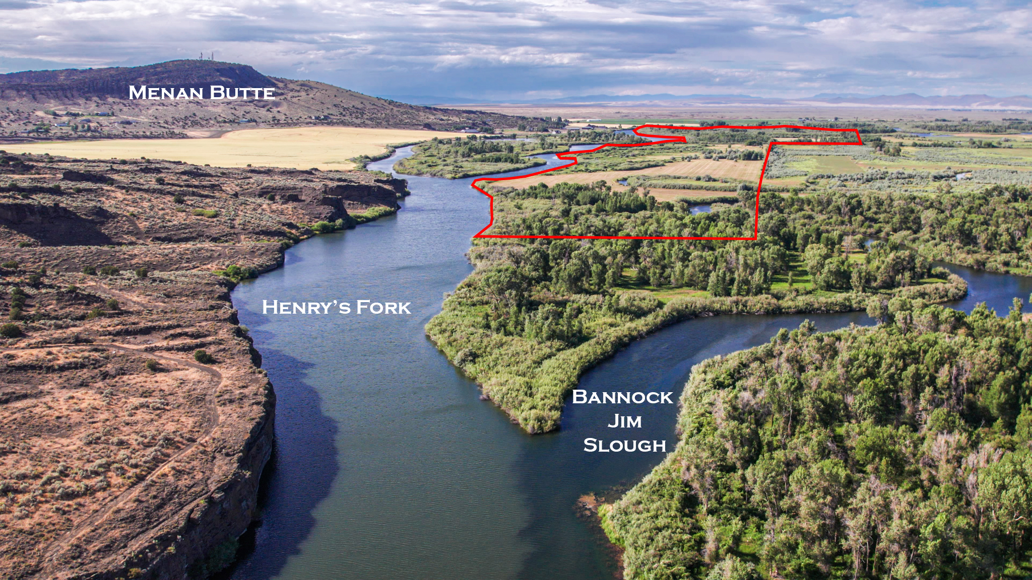 Henry's Fork Ranch property lines