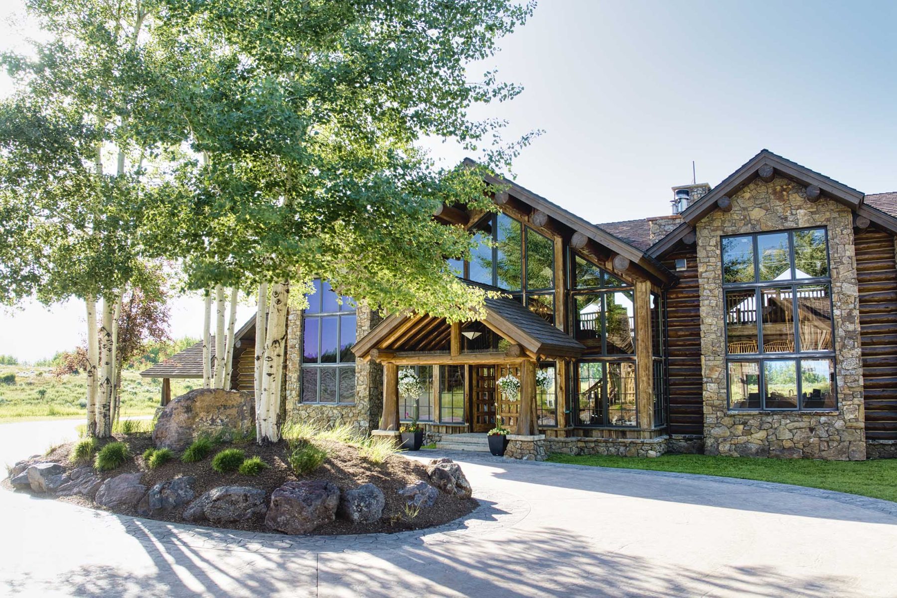 main house front view