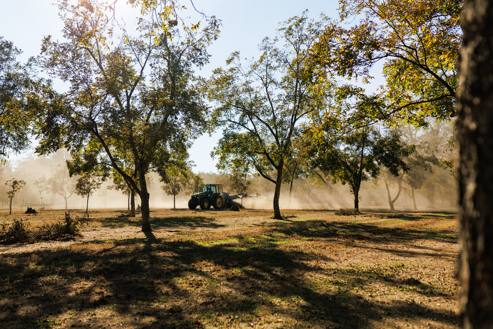 tractor on farmland in Georgia