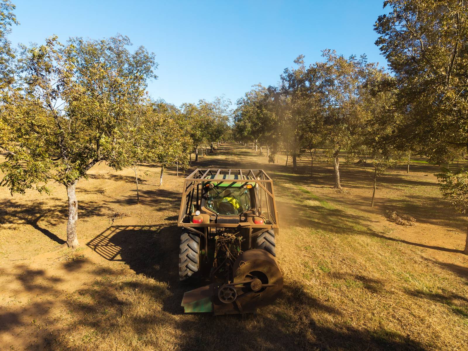 tractor in field