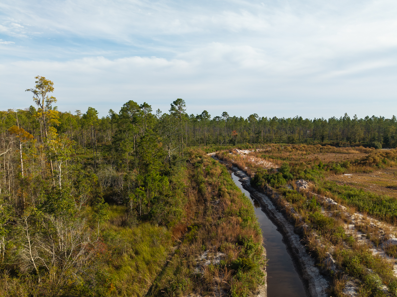 river on hunting land in Georgia