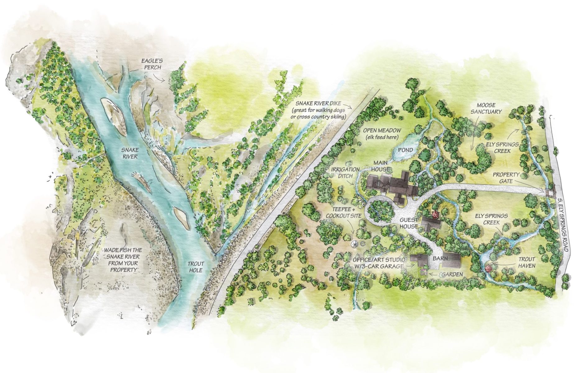 map drawing of property