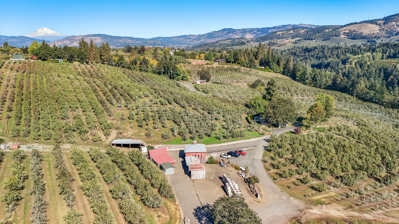 aerial view of improvement buildings