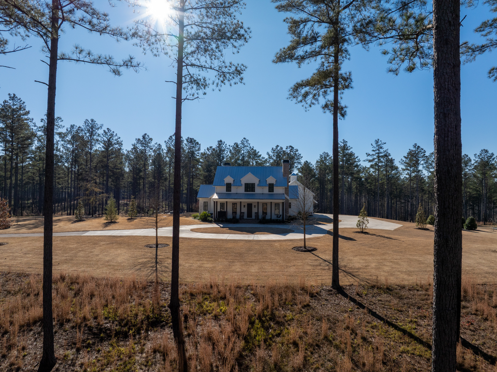 main house front view
