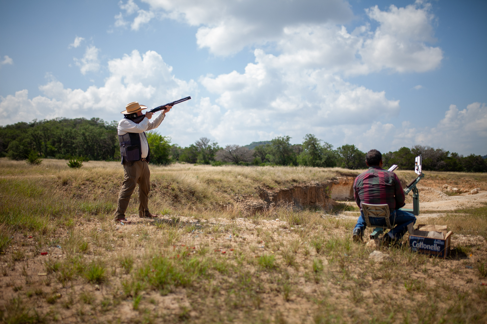 hunters on texas hunting ranch for sale